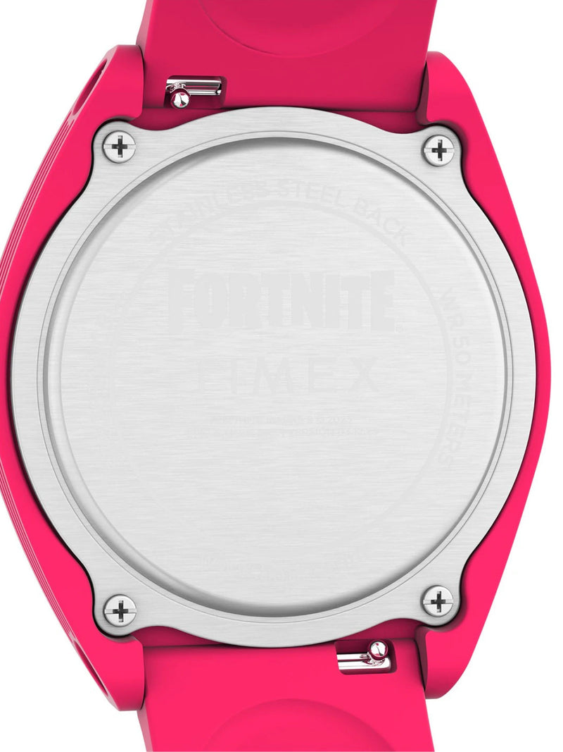 Timex Watch — Pink Resin Strap Watches