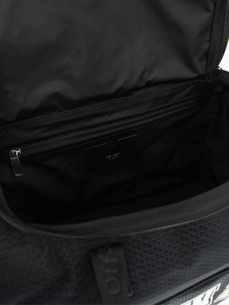 Off-White Baseball Logo Duffle Bag — Black Nylon