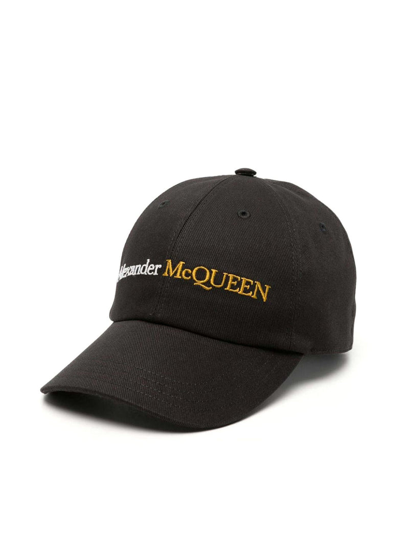 Alexander Mcqueen 7820624105q1080 Baseball Cap — Black Cotton Caps