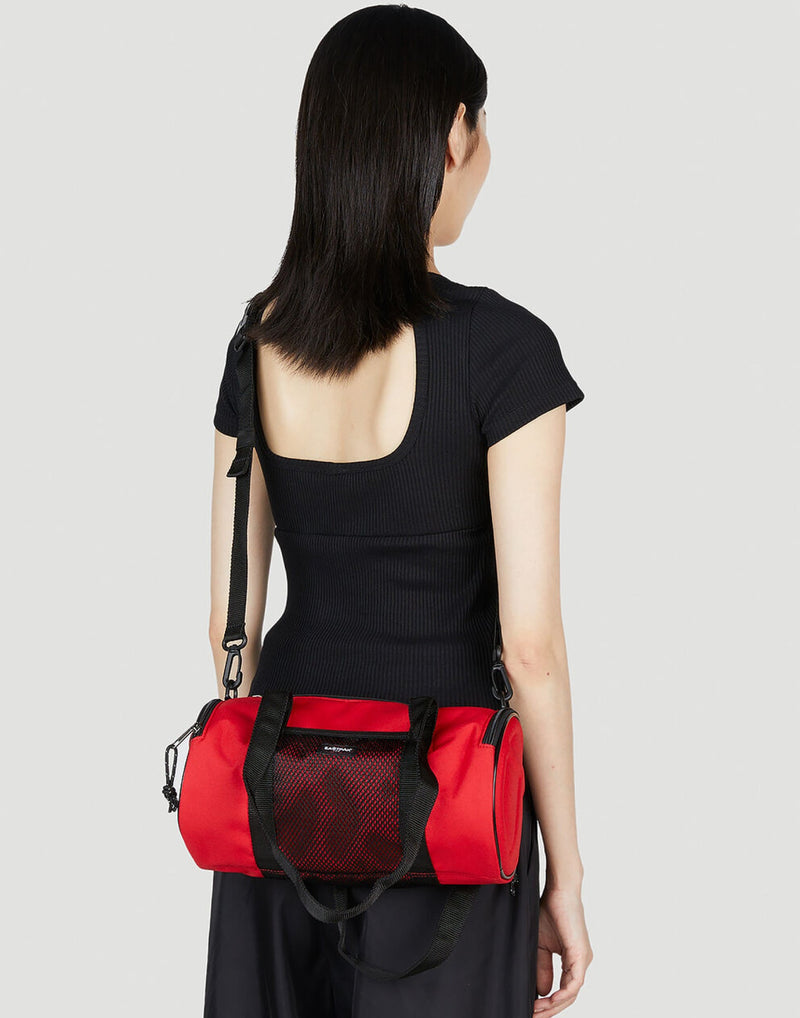 Eastpak Textile Duffle Shoulder Bag — Red