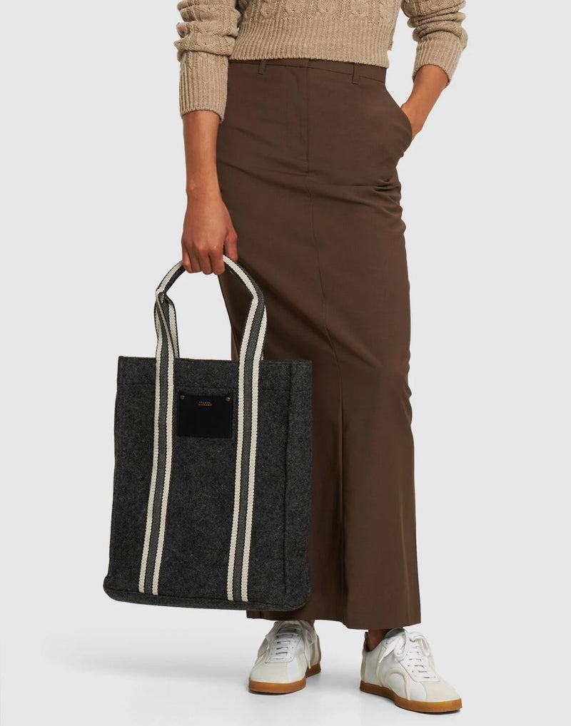 Isabel Marant Tote Bag — Gray Textile