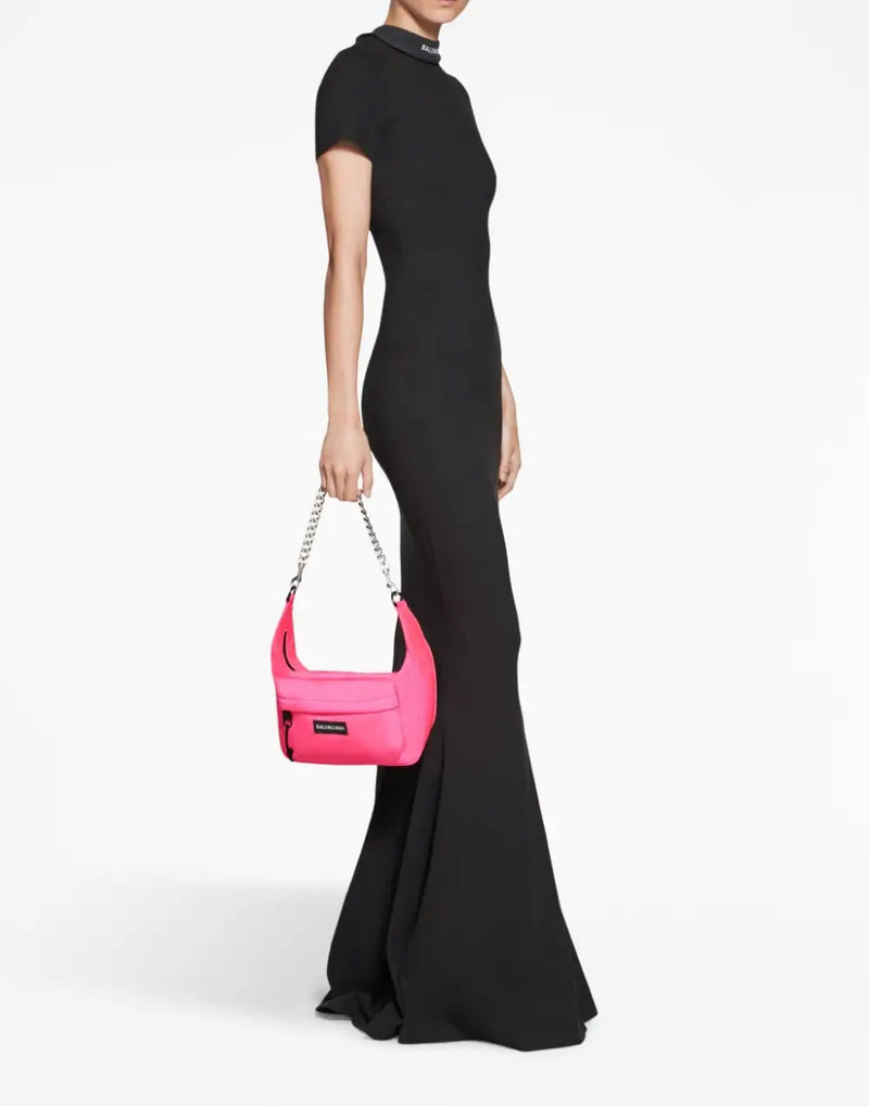 Balenciaga Shoulder Bag — Pink Polyester