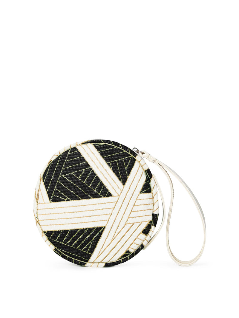 Missoni Clutch — Black Textile