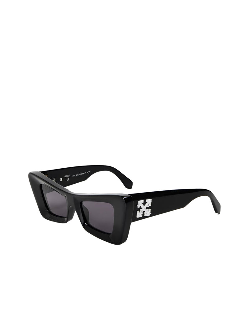 Off-White Oeri027s22pla0011007 Arrow Logo Sunglasses — Black Acetate
