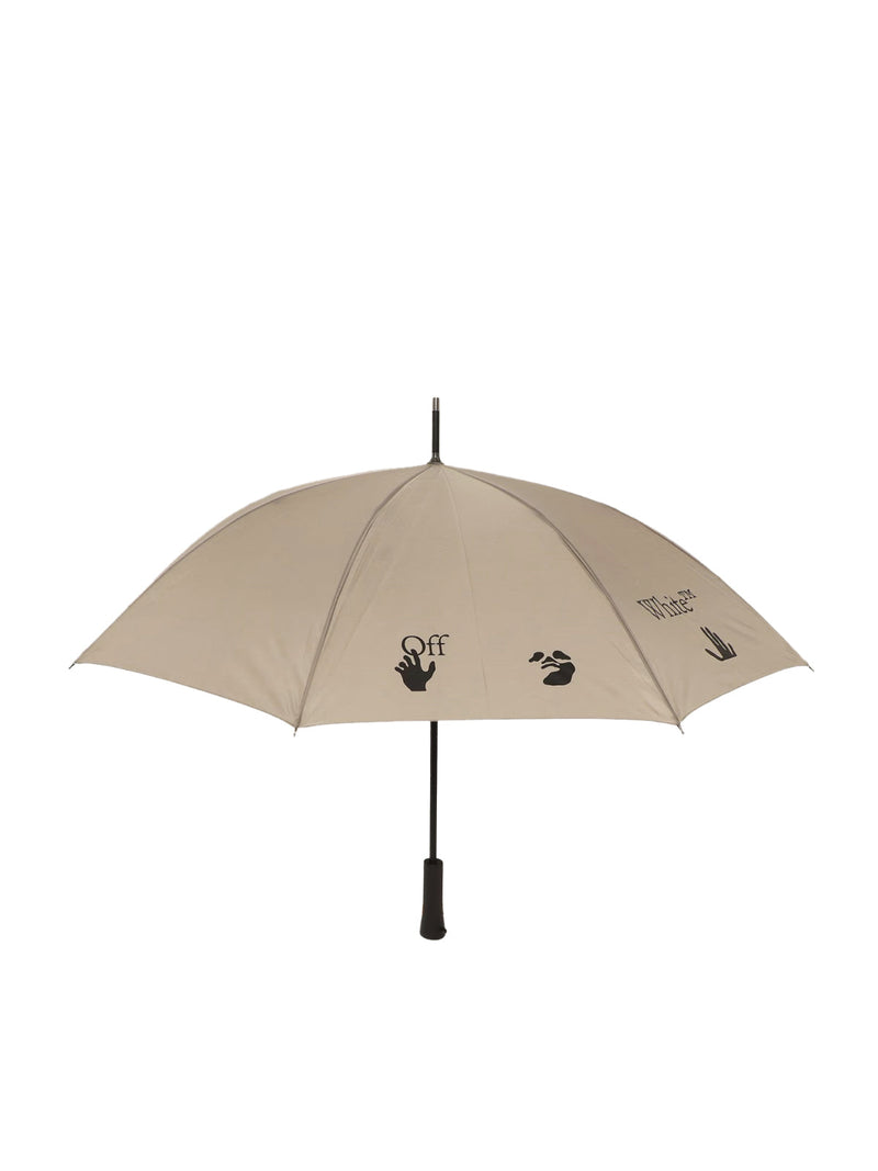 Swimming Man Logo Long Umbrella Grey Accessories > Umbrellas