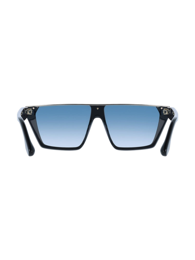Victoria Beckham Vb683s415 Logo Acetate Sunglasses — Black