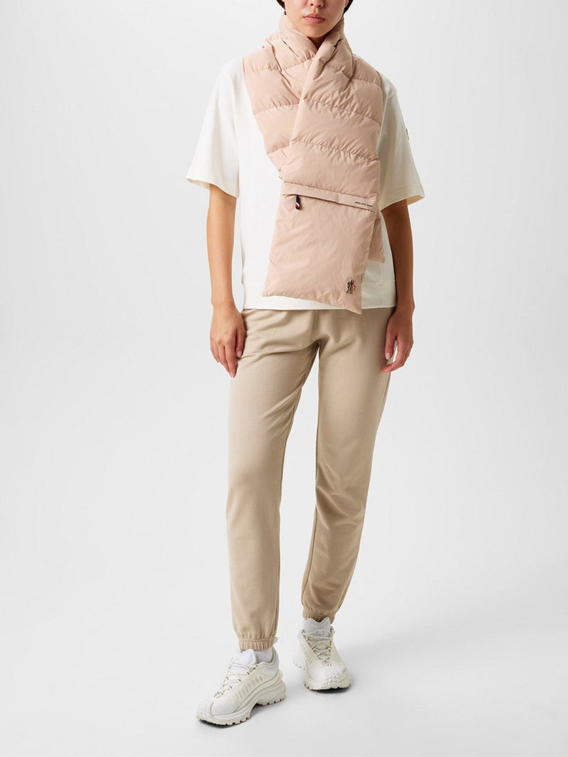 Moncler Grenoble Scarf — Pink Shell: Polyamide Scarfs