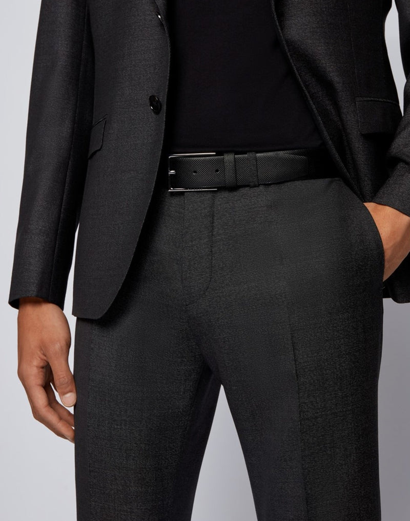 Hugo Boss Carmello-S Belt — Black Leather