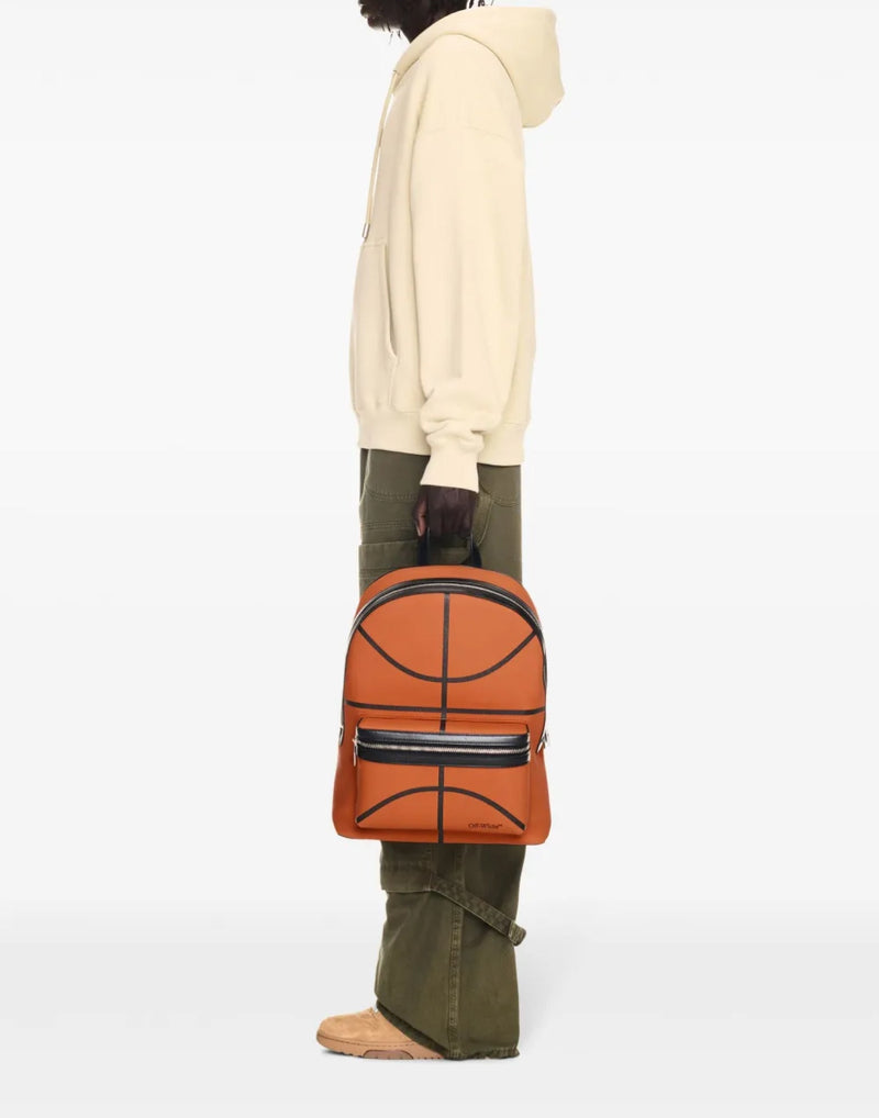 Off-White Backpack — Orange Leather