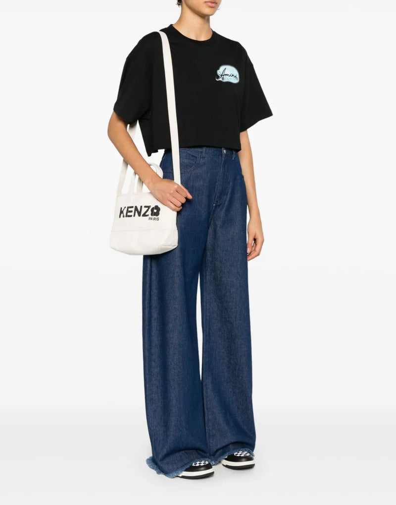 Kenzo Tote Bag — White Textile