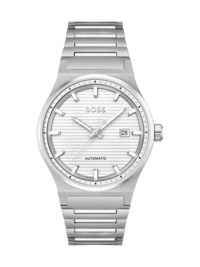 Hugo Boss Candor Watch — Silver Stainless Steel Watches