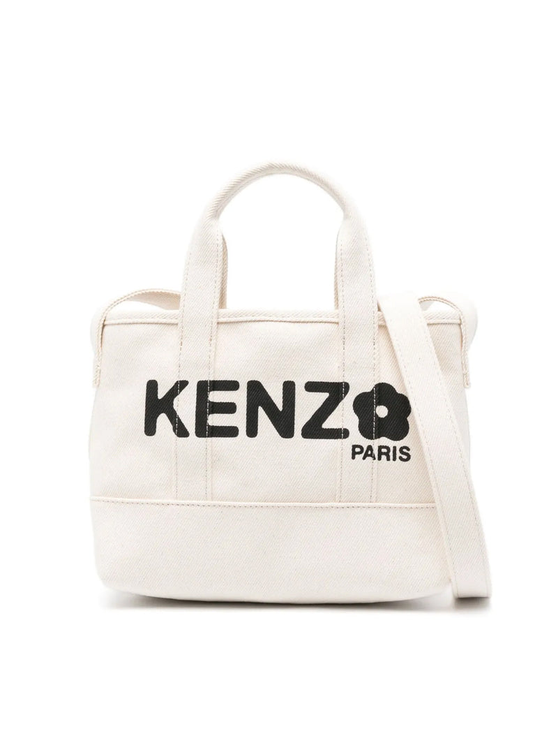 Kenzo Tote Bag — White Textile