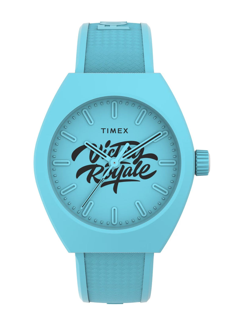 Timex Watch — Blue Resin Case And Strap Watches