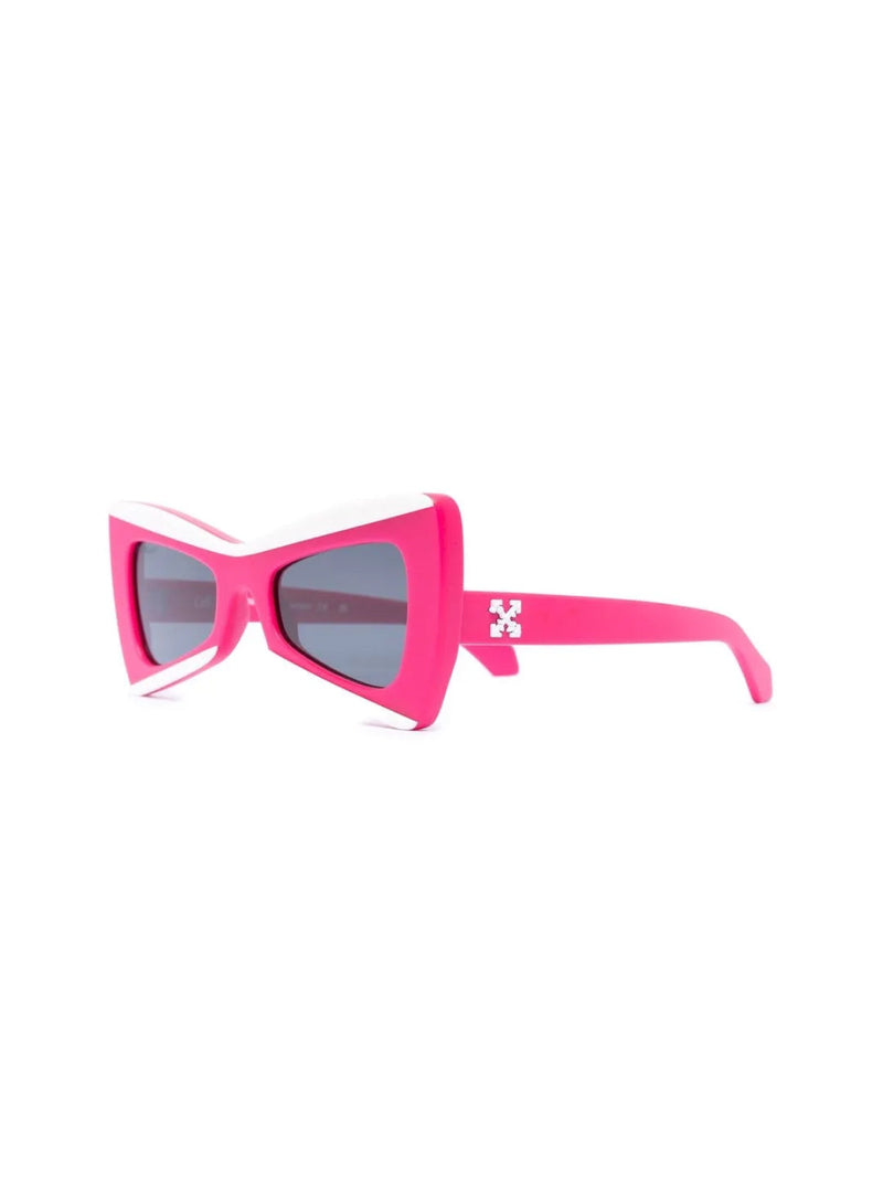 Off-White Oeri070s23pla0013407 Cat-Eye Sunglasses — Pink Acetate