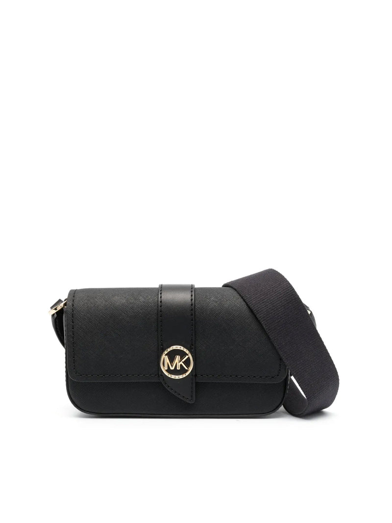 Michael Kors Crossbody Bag — Black Leather