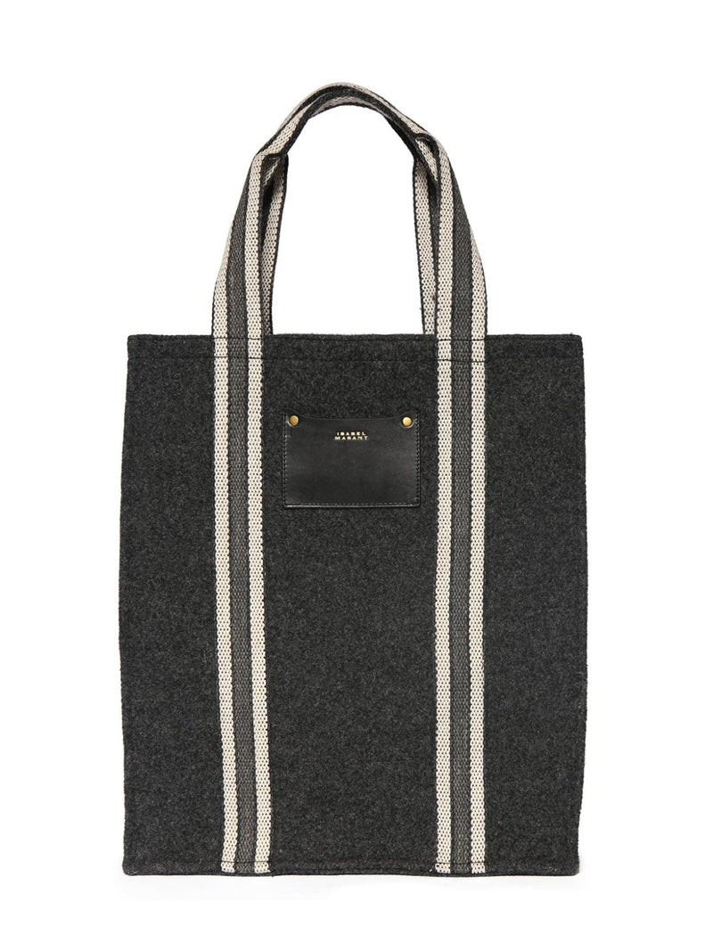 Isabel Marant Tote Bag — Gray Textile