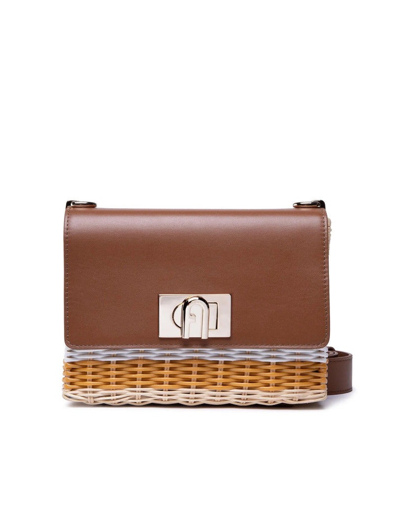 Furla Shoulder Bag — Brown Leather