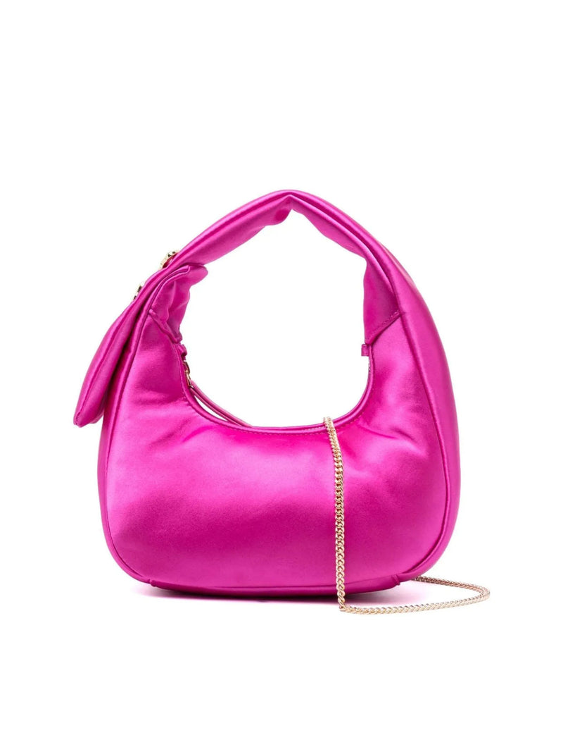 Pinko Vibu Hobo Bag — Pink Polyester