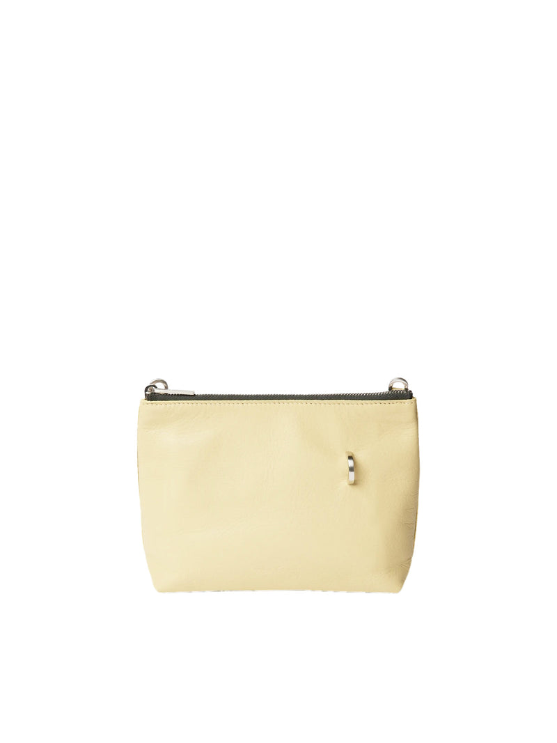 Rick Owens Adri Crossbody Bag — Beige Leather