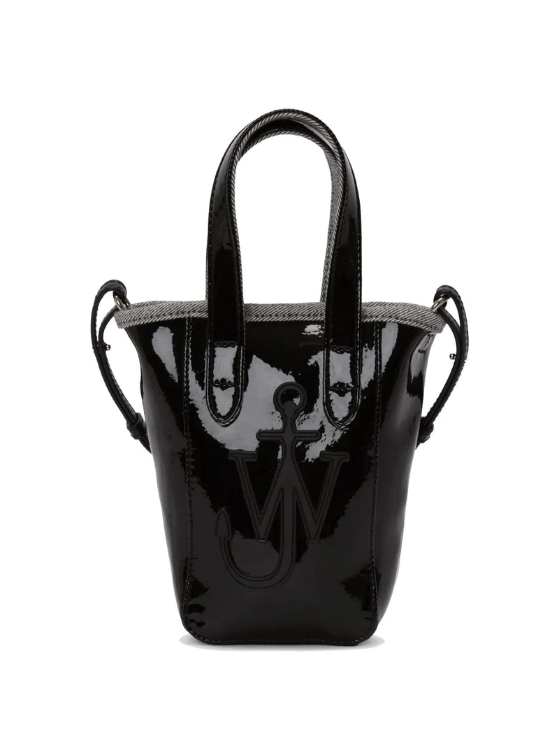 Jw Anderson Belt Anchor Logo Mini Bag — Black Textile
