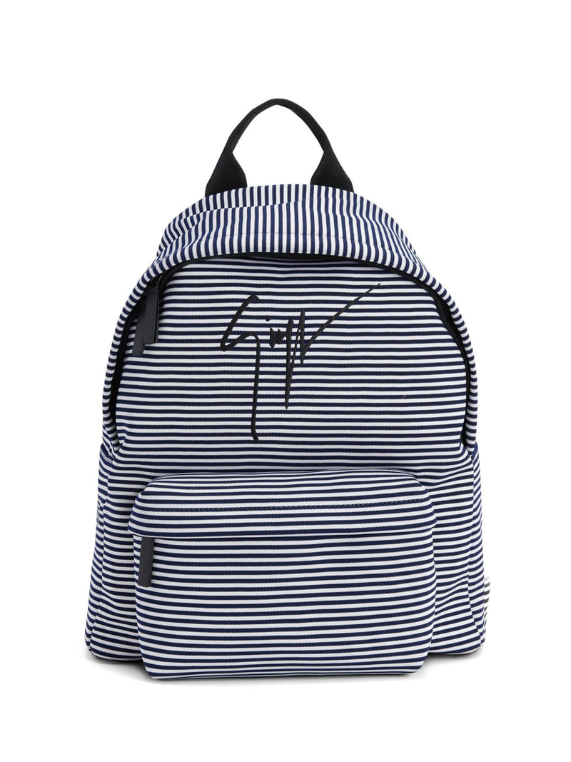 Giuseppe Zanotti Bud Backpack — Navy Textile