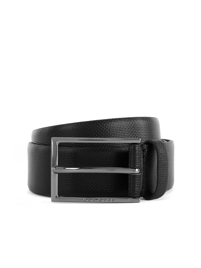 Hugo Boss Carmello-S Belt — Black Leather