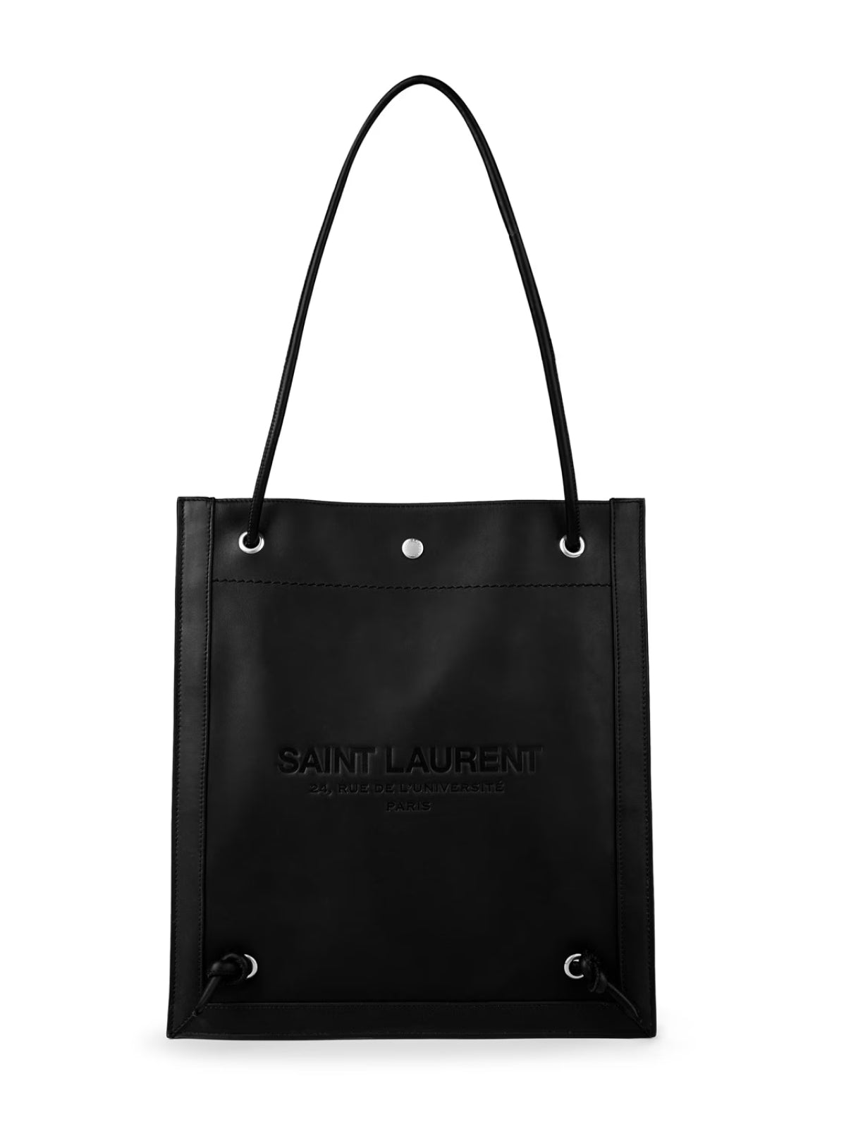Saint Laurent Crossbody Bag — Black Leather