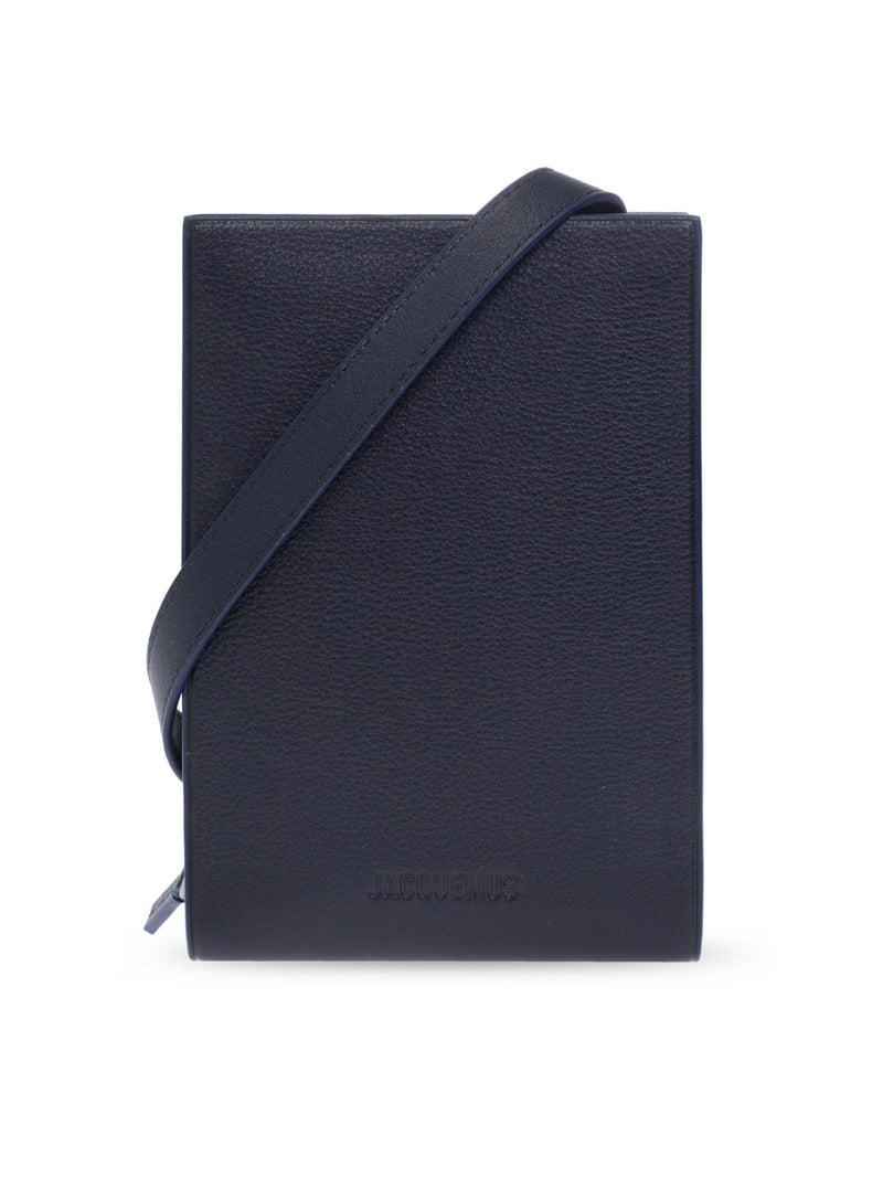 Jacquemus Wallet — Navy Leather