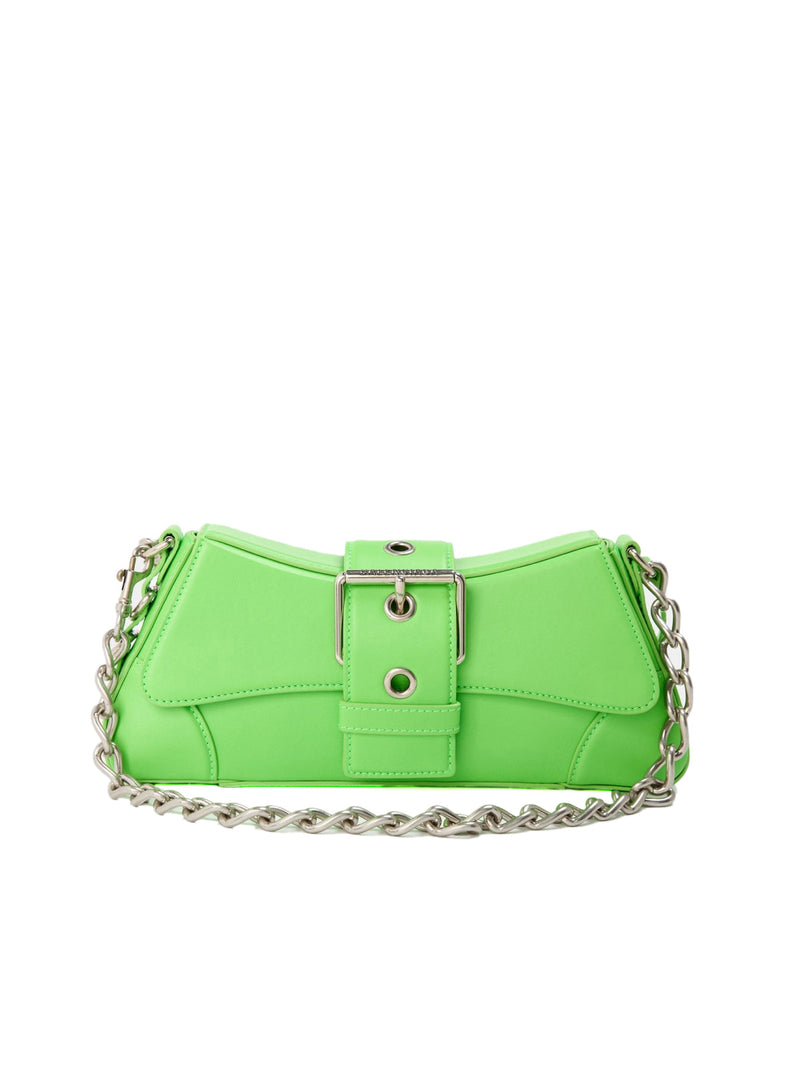 Balenciaga Lindsay Shoulder Bag — Green Leather