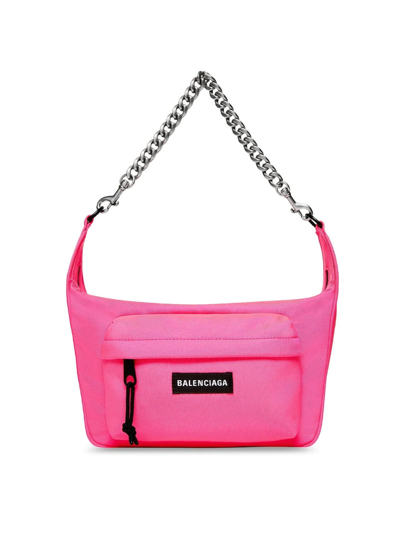 Balenciaga Shoulder Bag — Pink Polyester