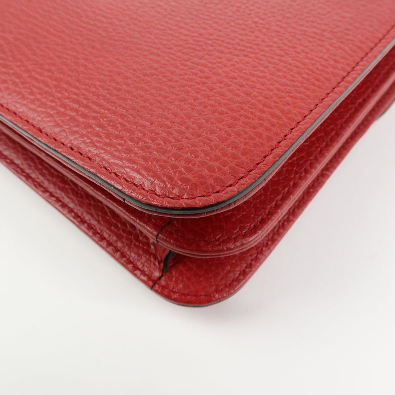 Gucci Interlocking Leather Red Bag