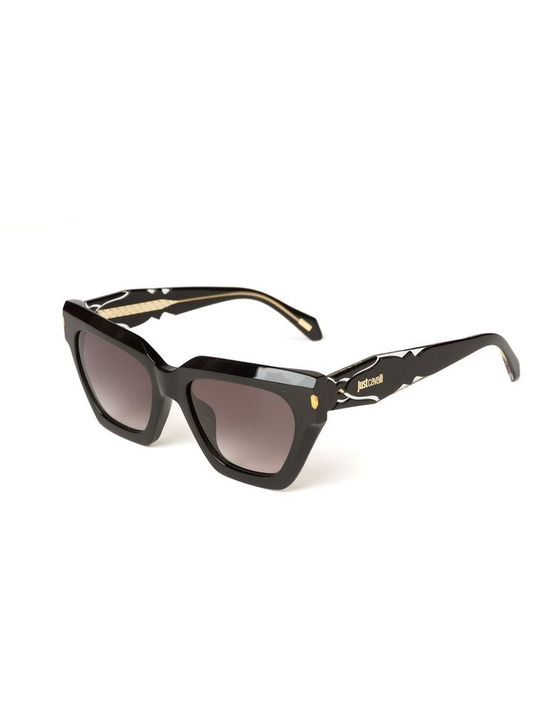 Just Cavalli Sjc171 Glossy Black Acetate Sunglasses —