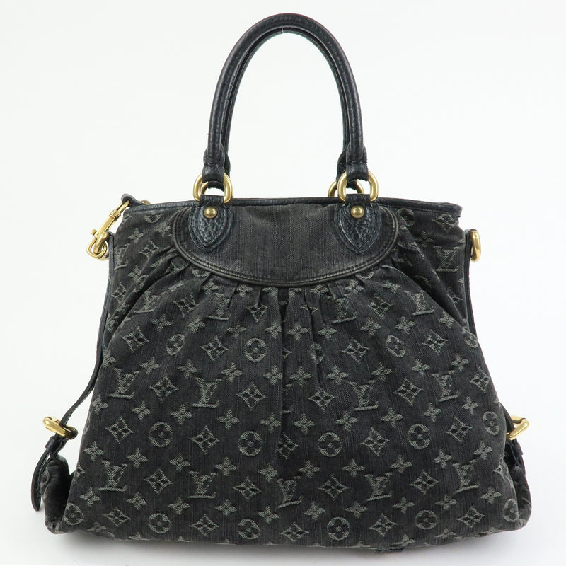 Louis Vuitton Neo Cabby Monogram Denim Black Denim_jeans Bag