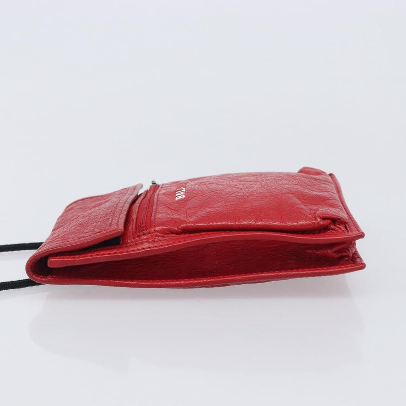 Balenciaga Explorer Leather Red Bag
