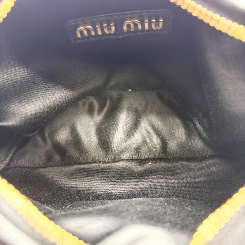 Miu Miu Wander Hobo Matelasse Leather Black