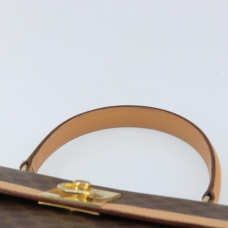 Celine Handbag Canvas Brown Bag