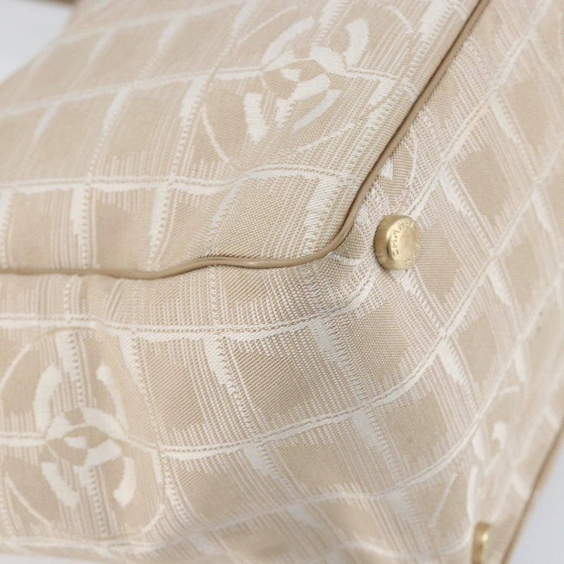 Chanel Travel Line Nylon Beige Bag