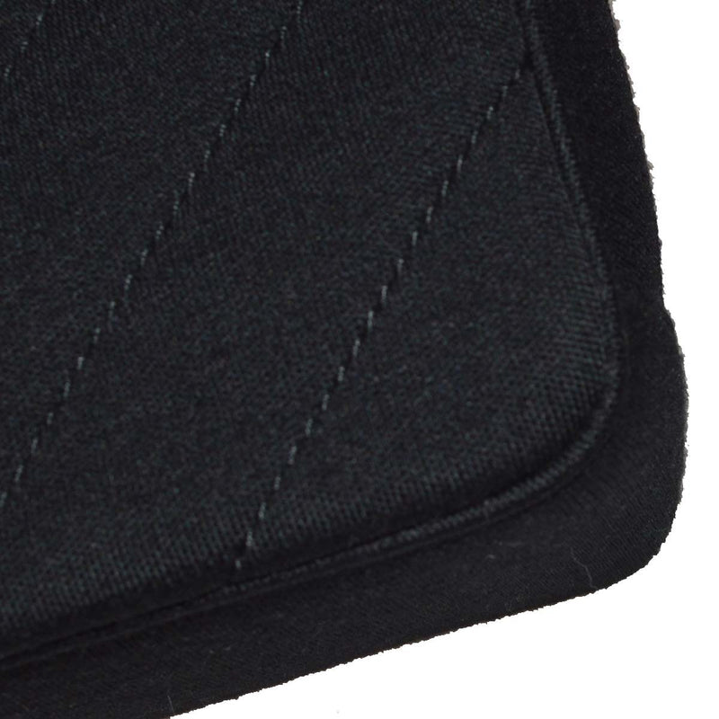 Chanel Vintage Pocket Camera Chevron Jersey Black Canvas Bag
