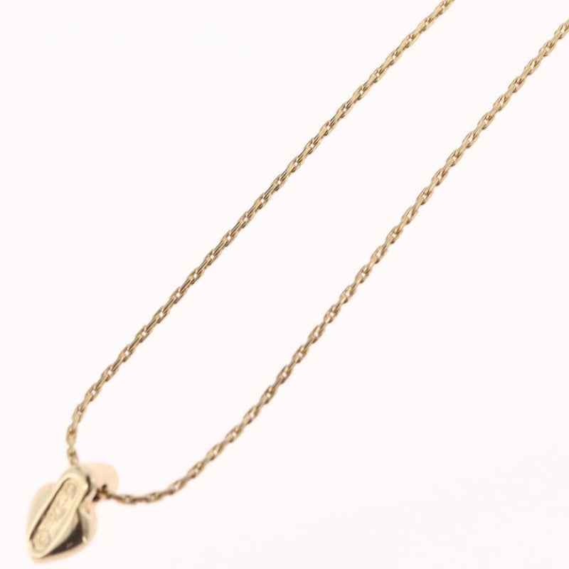 Christian Dior Logo Heart Pendant Metal Gold Bijoux
