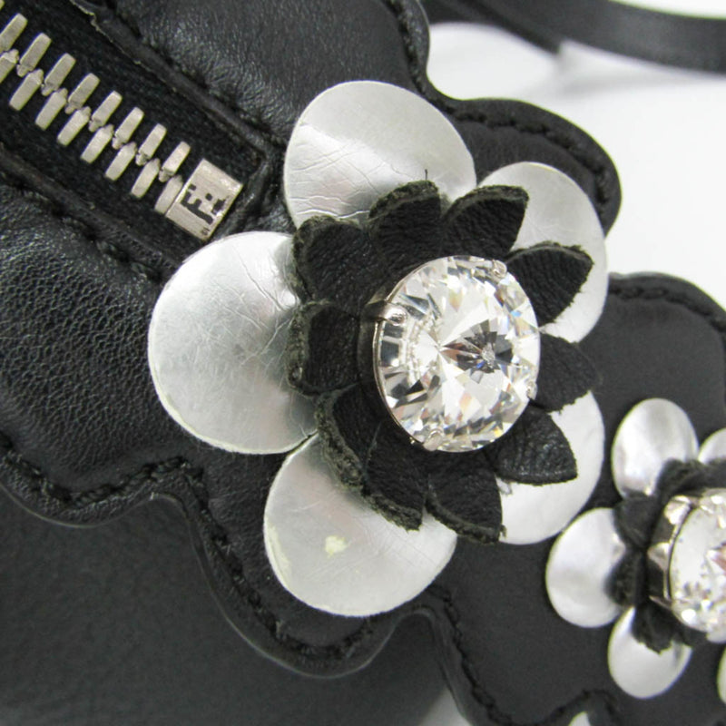 Fendi By The Way Leather With Crystals Black Bag