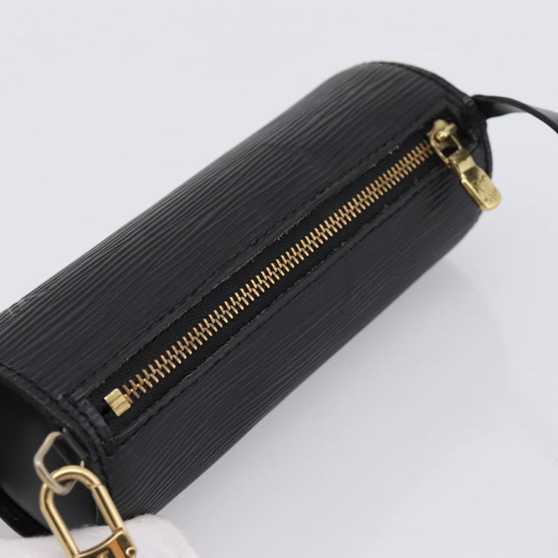 Louis Vuitton Soufflot Pochette Epi Leather Black Bag