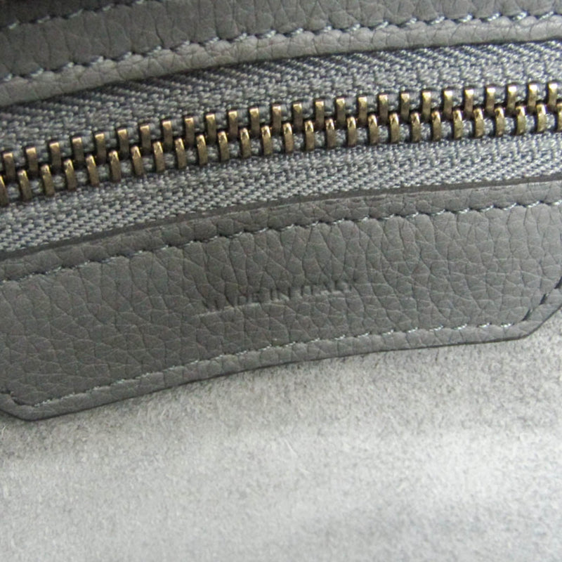 Celine Luggage Smooth Leather Gray Bag