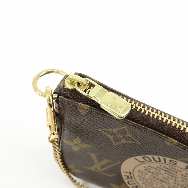 Louis Vuitton Pochette Accessoires Limited Edition Monogram Canvas Brown Bag