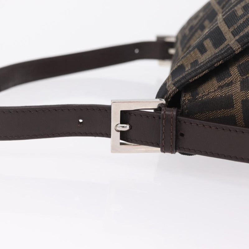 Fendi Zucchino Mamma Baguette Canvas Multicolour Bag