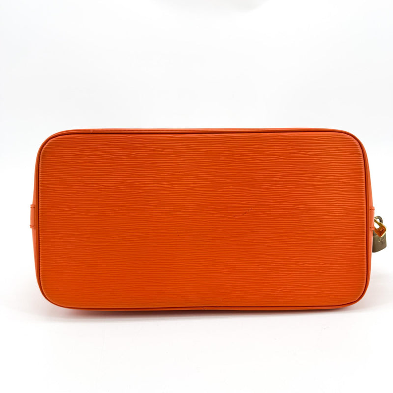 Louis Vuitton Alma Epi Leather Orange Bag