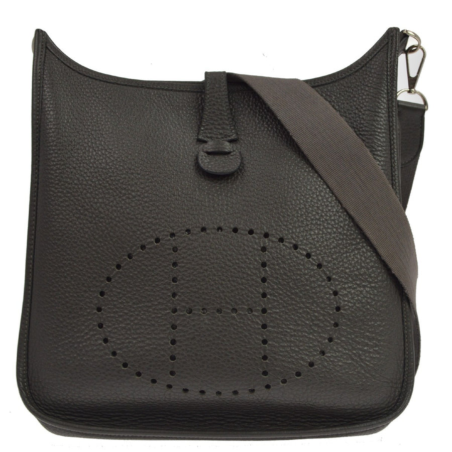 Hermes Evelyne Bag Gen Ii Clemence Gray Leather