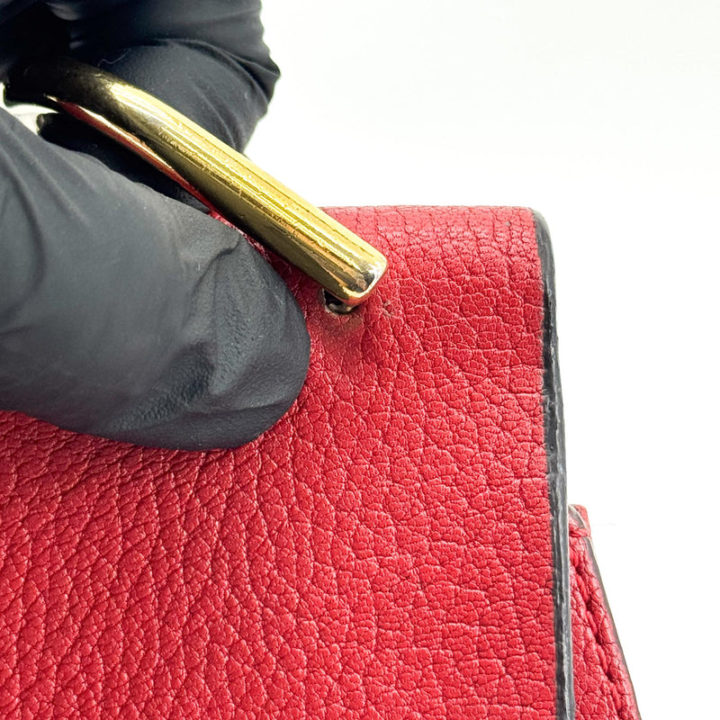 Chloe Drew Leather Red Bag