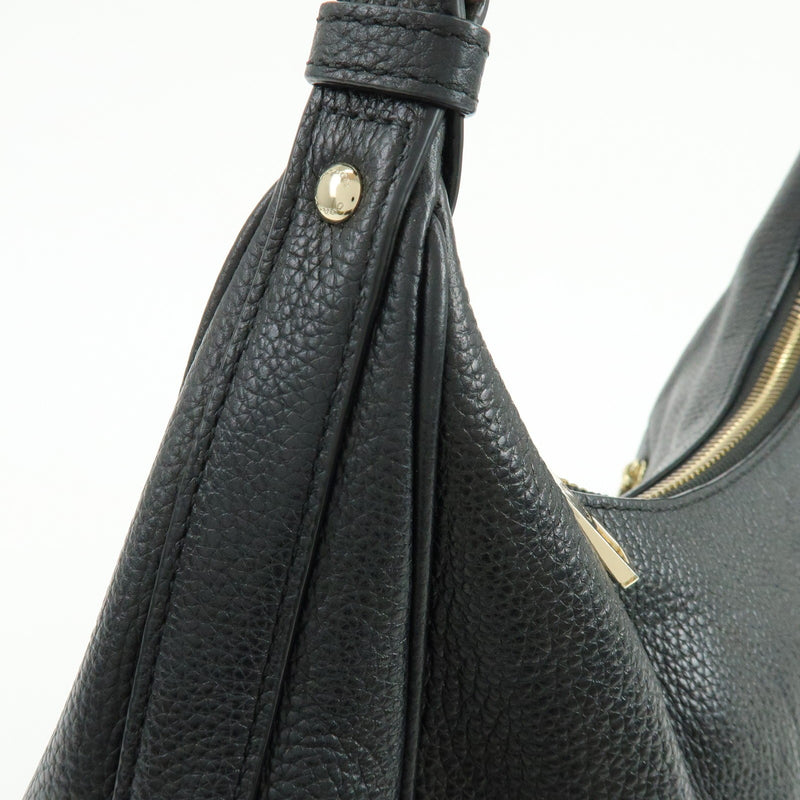 Coach Shoulder Leather Black Bag