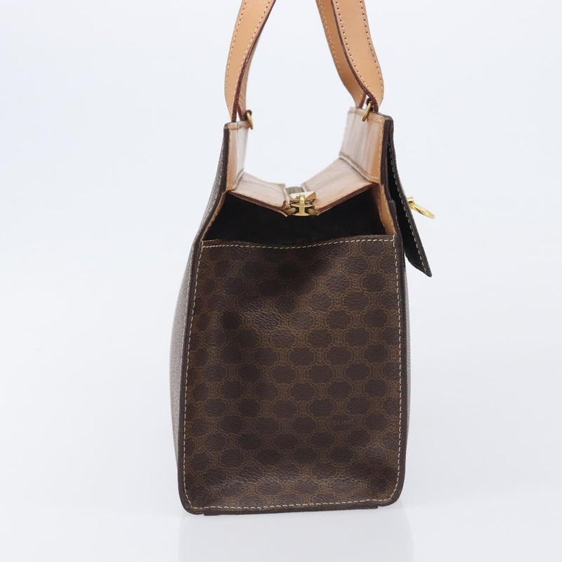 Celine Handbag Canvas Brown Bag