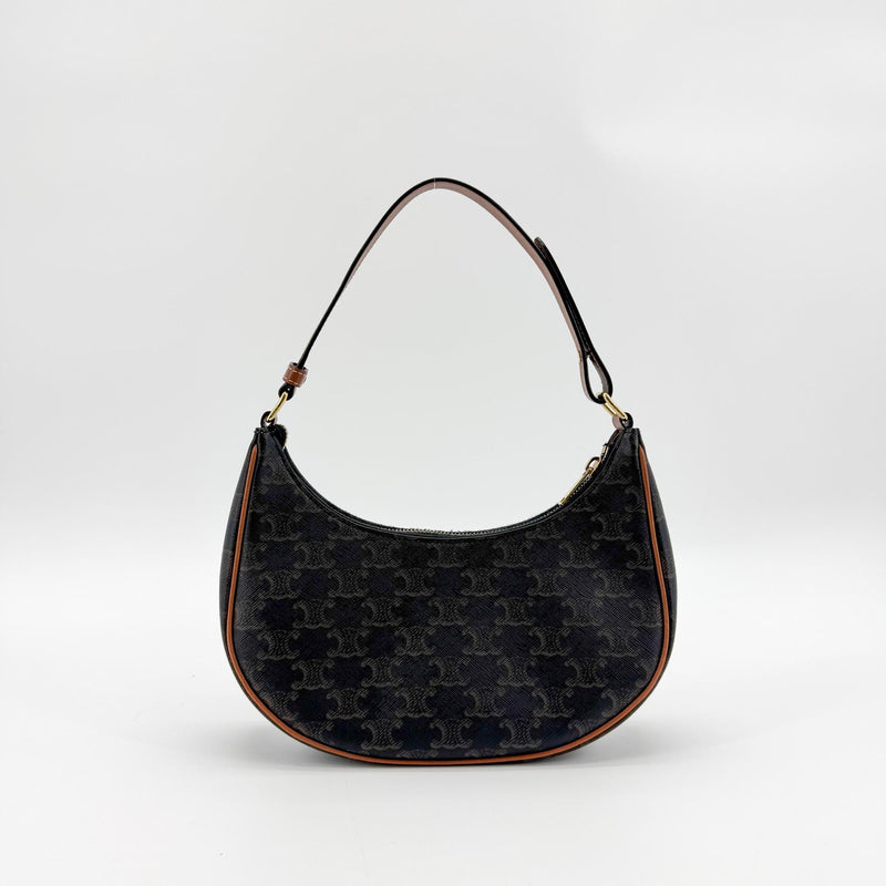 Celine Triomphe Canvas Black Bag